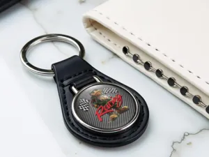 Leather Keychain Feature Style Edition